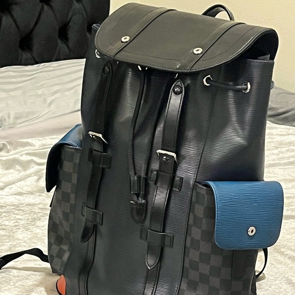 LOUIS VUITTON MONOGRAM CHRISTOPHER BACKPACK - Picture 8 of 11